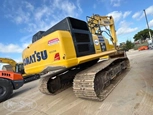 Back of used Excavator